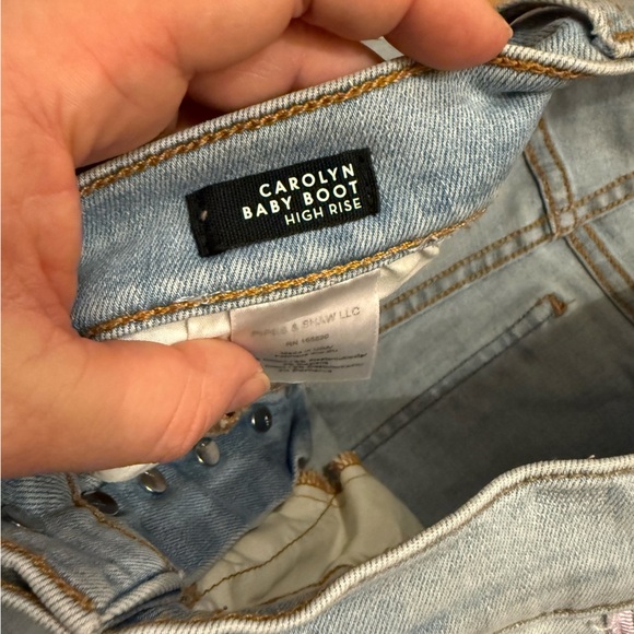 Veronica Beard Carolyn High Rise Baby Boot w/ Tux in Aire Size 25 - Picture 4 of 8